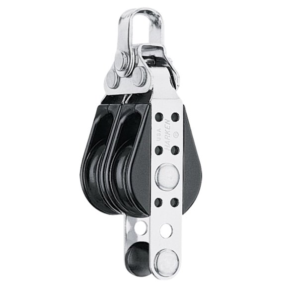 Bloque Harken Bullet de doble polea con becket
