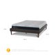 thumbnail image 3 of Cama Europea Curve Green Infinity 2 Plaza Base Normal, 3 of 14