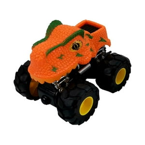 Homewell - Auto A Fricción Diseño Monstruo Naranja 12X10X11Cm