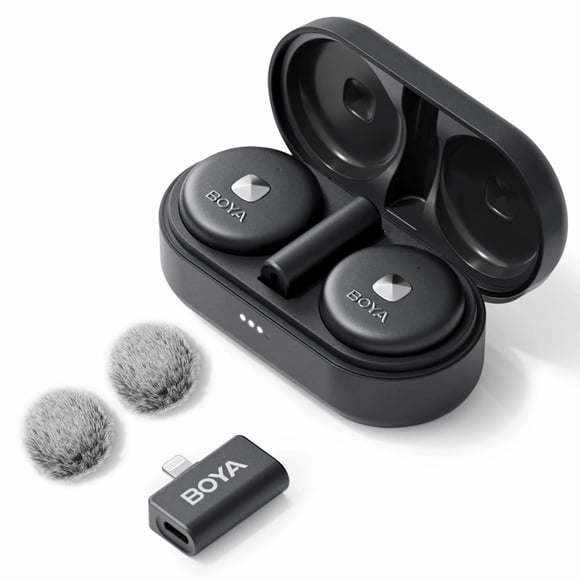 Micrófono BOYA Omic-D Inalámbrico Lavalier para iPhone (MFi)