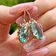 thumbnail image 4 of Gorgeous 18K Gold Plated Oval Faux Gemstone Earrings - Perfect Bridal Wedding Gift for Women, 4 of 5