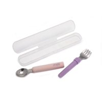 Melii - Set Cubiertos Desmontable Rosado Morado