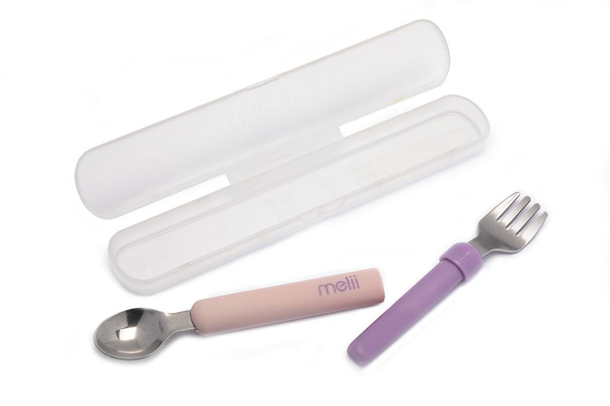Melii - Set Cubiertos Desmontable Rosado Morado