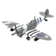 thumbnail image 2 of Modelo De Avión A Escala 1:48, Adorno, Decoración De Escritorio, Coleccionables, Juego De Construcción De Luchador, Gris, 2 of 4