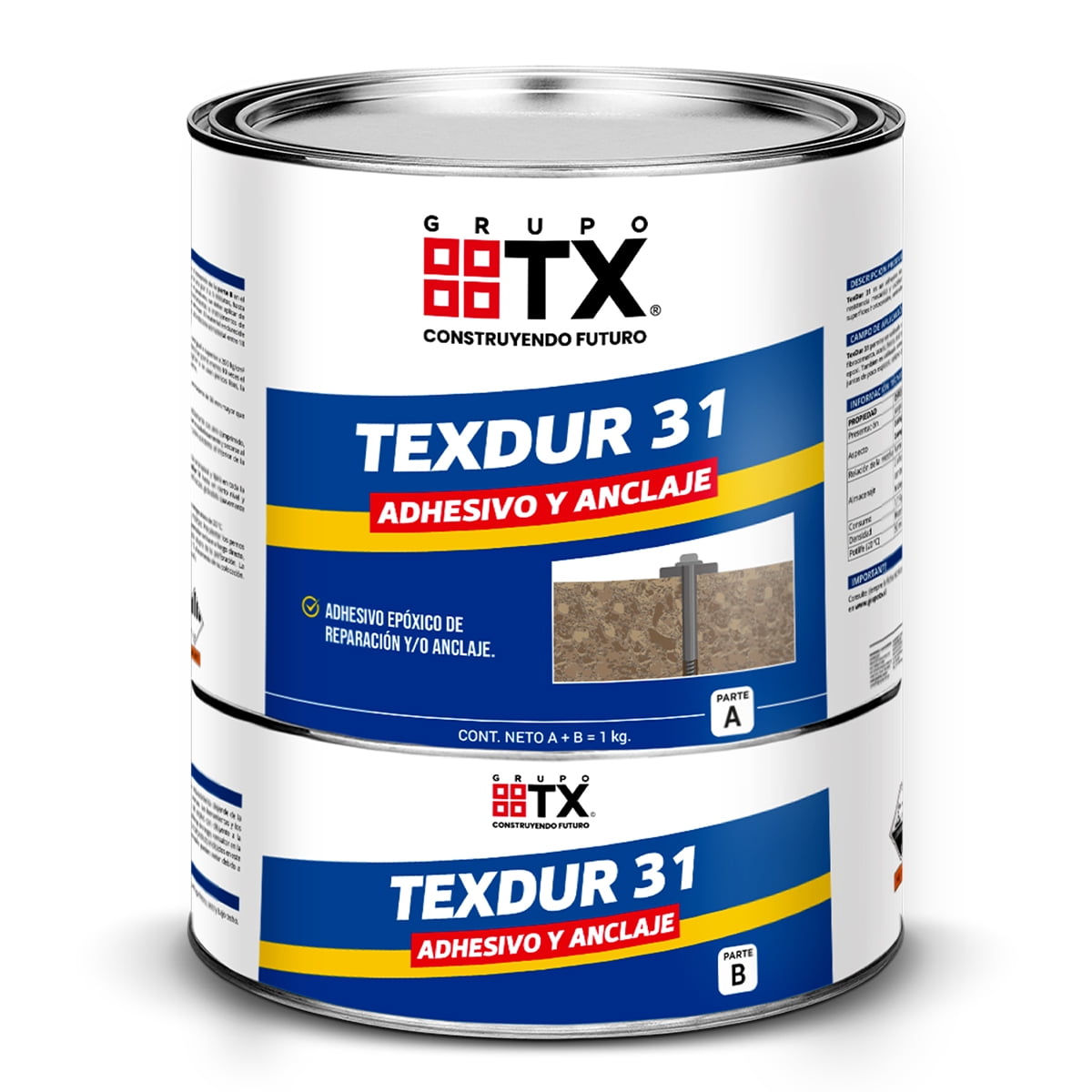Grupo Tx - Epóxico Adhesivo Y Anclaje Texdur 31