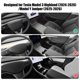 thumbnail image 2 of POKUNG Cubierta de Apoyabrazos de Cuero para Tesla Model 3/Y 2024-27 Rosa, 2 of 5