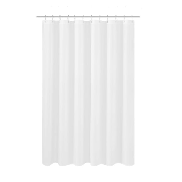 Cortina de Ducha N&Y HOME 175x178 cm Blanco de Tela