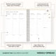 thumbnail image 3 of Agenda Blue Sky 15 cm x 22 cm Floral Menta 2026‑2027, 3 of 9