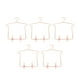thumbnail image 3 of 5 piezas 1:3 muebles para colgar ropa, perchero para casa de muñecas, accesorios para muñecas con micropaisaje, perchas para ropa de muñecas con Clips rosa dorado, 3 of 5