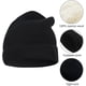 thumbnail image 3 of Gorro de punto 100 % lana merino, unisex, cálido, de invierno, suave, transpirable y acogedor, elástico, con puños., 3 of 6
