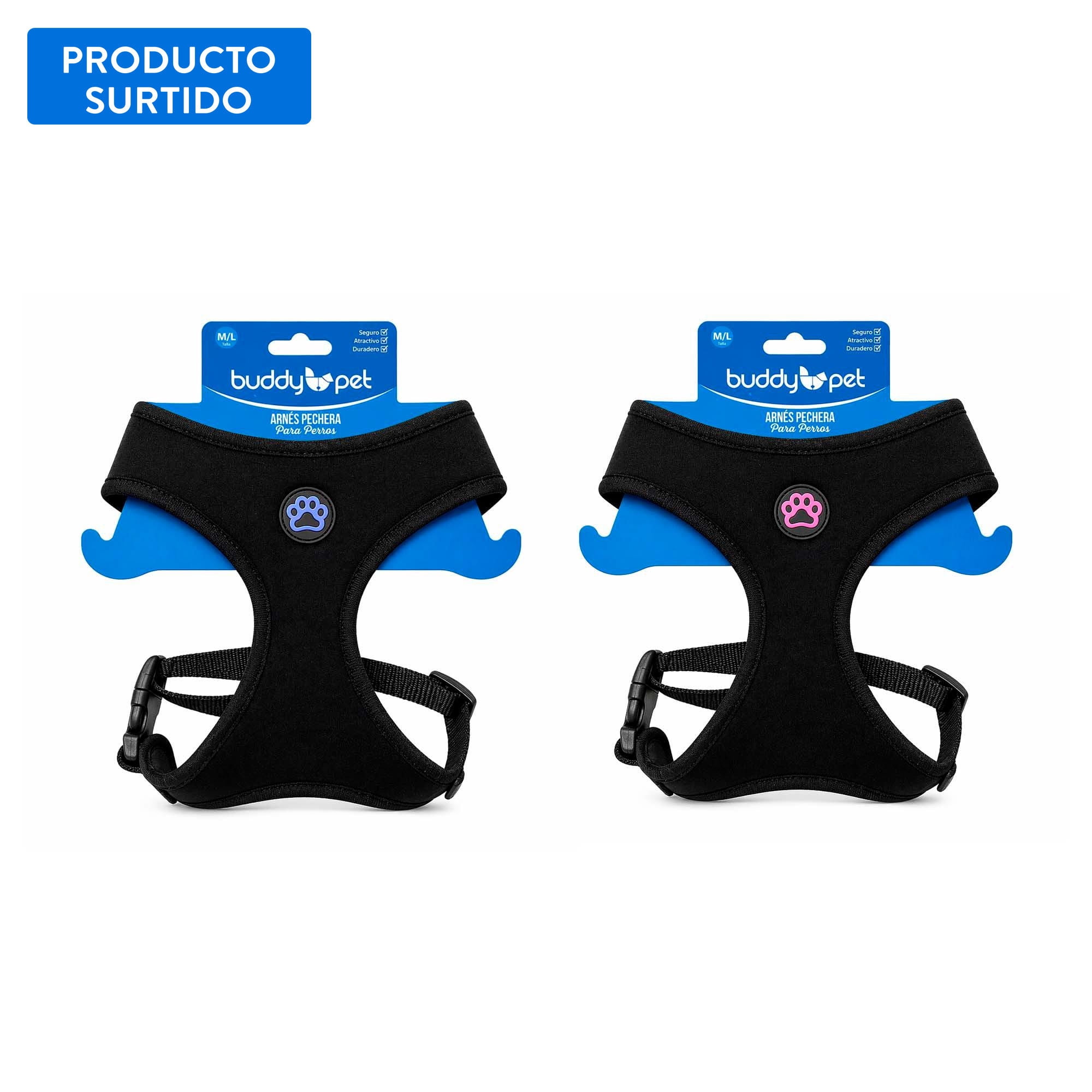 Arnés Pechera Para Perro Talla M 1 Un Buddy Pet