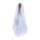 thumbnail image 4 of Peluca De Pelo De Mujer A Escala 1/6 Para Mu?ecas BJD De Escultura De Cabeza Femenina De 12 "plata, 4 of 5