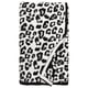 thumbnail image 1 of Manta de Leopardo Flannel 50x60in Negra, 1 of 3