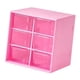 thumbnail image 5 of Organizador De Cajones Pequeño Para Escritorio, Organizador De Cuentas Para Joyería, Organizador De Oficina, 6 Cajones, Rosa, 5 of 5