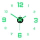 thumbnail image 2 of Pegatinas de reloj de pared sin marco luminosas modernas con números Reloj de pared de acrílico decorativo silencioso para sala de estar Decoración, 2 of 5
