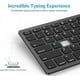 thumbnail image 3 of Teclado inalámbrico Bluetooth delgado silencioso para PC smartphone, 3 of 5