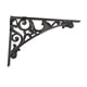 thumbnail image 2 of Soporte de estante, soporte de pared, soporte de ángulo, soporte de estante, fijación de pared con diseño nostálgico para una encantadora decoración d Negro, 2 of 5