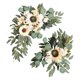 thumbnail image 3 of 2 Piezas De Corona Artificial Para Decoración Del Hogar, Adorno De Puerta Delantera, Flor, Estilo De Ventana G, 3 of 5