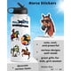 thumbnail image 2 of Stickers Caballos 100u Vinilo Mate Impermeable, 2 of 3