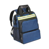 Magideal - Bolsa De Herramientas Mochila Mochila Azul Oxford Tapá Dominio Pesado Con Advertencia Strips Reflectantes Carrier De Almacenamiento Herramientas De Bo Altura 40 Cm