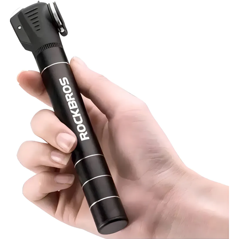 Genérico - Bombín Bicicleta Rockbros Aluminio/ 100 Psi Color Negro