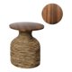 thumbnail image 2 of Mesa De Centro Auxiliar Tejida Bambu Madera Decoración 50cm Marrón, 2 of 3
