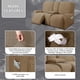 thumbnail image 3 of Funda reclinable ULTICOR Jacquared para sofá de dos plazas, 8 piezas, color arena, 3 of 7