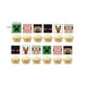 thumbnail image 2 of 1 Set Birthday Party Decorations For Boys,Video Gaming Style Party Balloon Happy Birthday Decorations, Pixel Theme Balloon And Cake With Flag, Birthday Party Supplies, 2 of 2