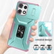thumbnail image 5 of Funda Armada para Motorola Moto G Play 5G 2025 con Tapa Deslizante y Soporte Magnético Giratorio Verde, 5 of 5