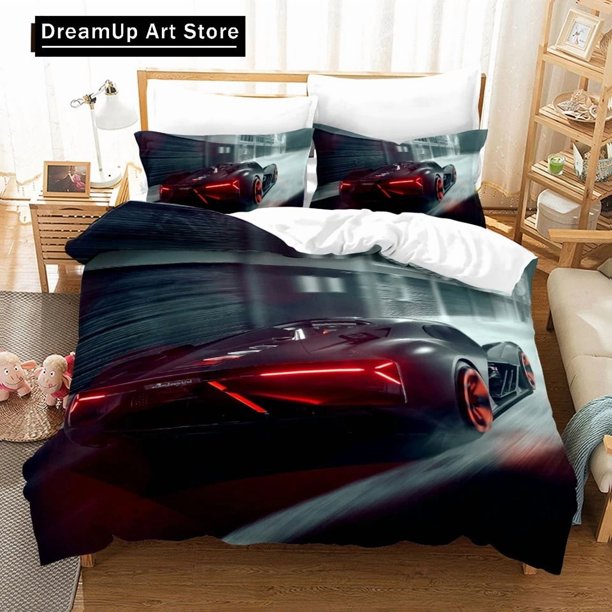Sports Car Duvet Cover Set Luxury Bedding Set Duvet Cover Bed Set Quilt Cover Boys Adult