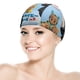 thumbnail image 5 of Jefe en pañales 3 Gorro de Natación de Licra, Gorro de Baño de Tela Cómoda, Gorro Elástico Antideslizante para Hombres, Mujeres y Niños, 5 of 6