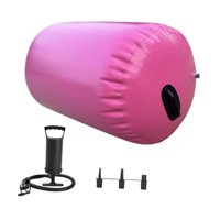 Magideal - Rodillo De Aire Para Gimnasia Con Bomba De Aire, Entrenador De Saltos De Manos Hacia Atrás, Rodillo Inflable Para Acrobacias, Coordinación Corporal Y 0.9Mx1M