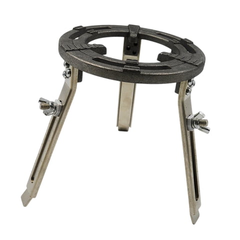 Magideal - Trípode Ajustable Para Laboratorio De Química, Soporte De Calefacción Para Accesorios De Educación Científica, Soporte De Lámpara Extraíble Multiusos Material De Aluminio