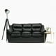 thumbnail image 2 of Sofa Bali 3c Negro, 2 of 5