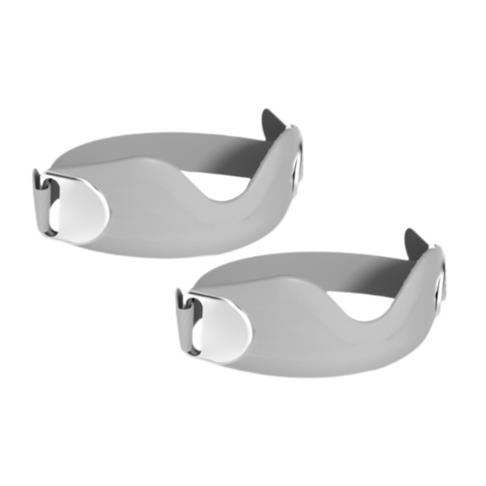 Magideal - 2 Unidades Banda De Para La Rótula Soporte De Estabilizador Portátil Liviano Para Entrenamiento De Fútbol De Baloncesto De Tenis Gris