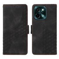 Carcasa Foxdock Vivo Y28 4G De Cuero Pu, Diseño Acolchado Clásico, Protección Contra Caídas Y Rayones