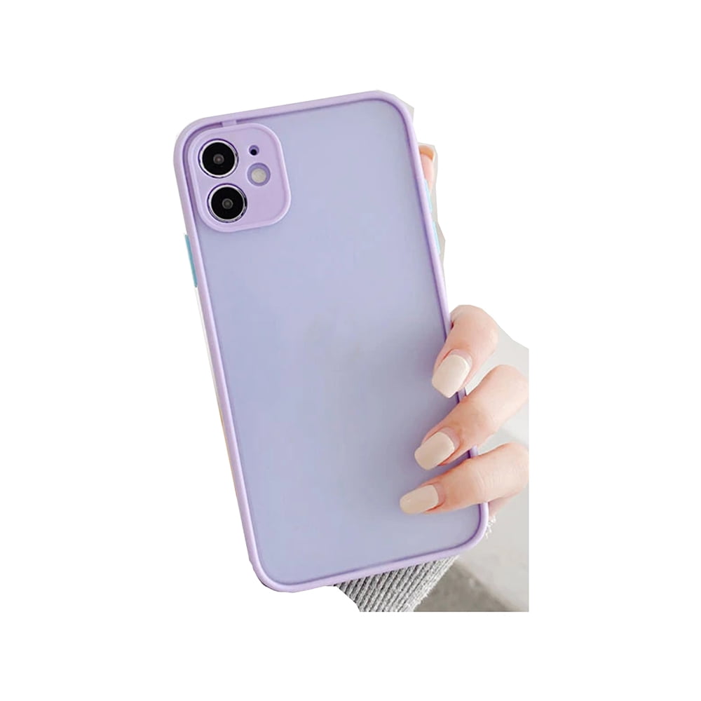 Genérico - Carcasa Silicona Matte Iphone 13 Pro Max Lila