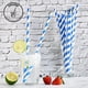 thumbnail image 2 of Pajitas de papel desechables de 30 cm, grandes, azules, 100 unidades, 2 of 9