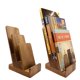 thumbnail image 4 of Soporte para libros 2Droids de 3 niveles sin plástico, madera de acacia, 4 of 4
