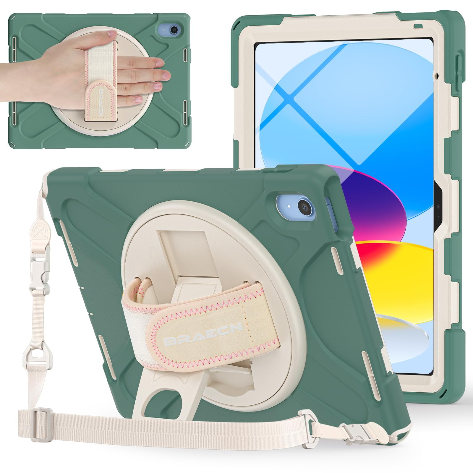 Braecnstock - Funda Braencstock Para Apple Ipad De 11.ª Y 10.ª Generación 11/10.9 Pulgadas