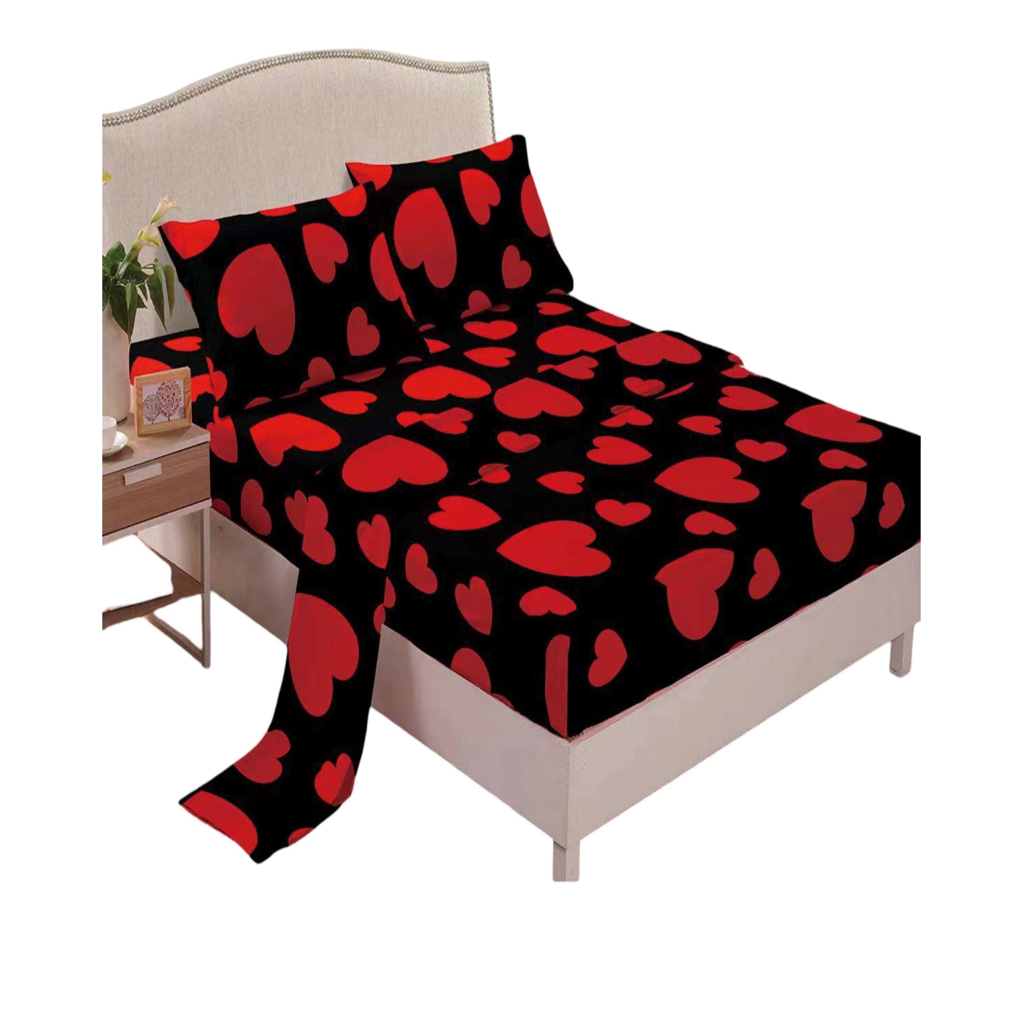 Genérico - Pack De Sabanas 200 Hilos 2 Plazas Con Diseño S11