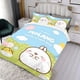 thumbnail image 3 of Molang Conjunto de sábanas temático, trío de piezas, cómodo y amigable con la piel, diseño único, regalo de decoración para el hogar para familiares, amigos y fans,173X218cm, 3 of 6