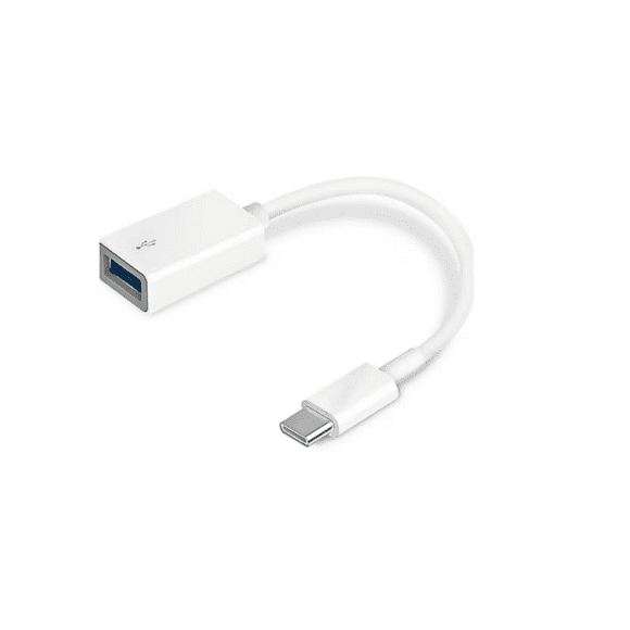 Cable De Datos Adaptador De Usb-c A Usb Otg Color Blanco