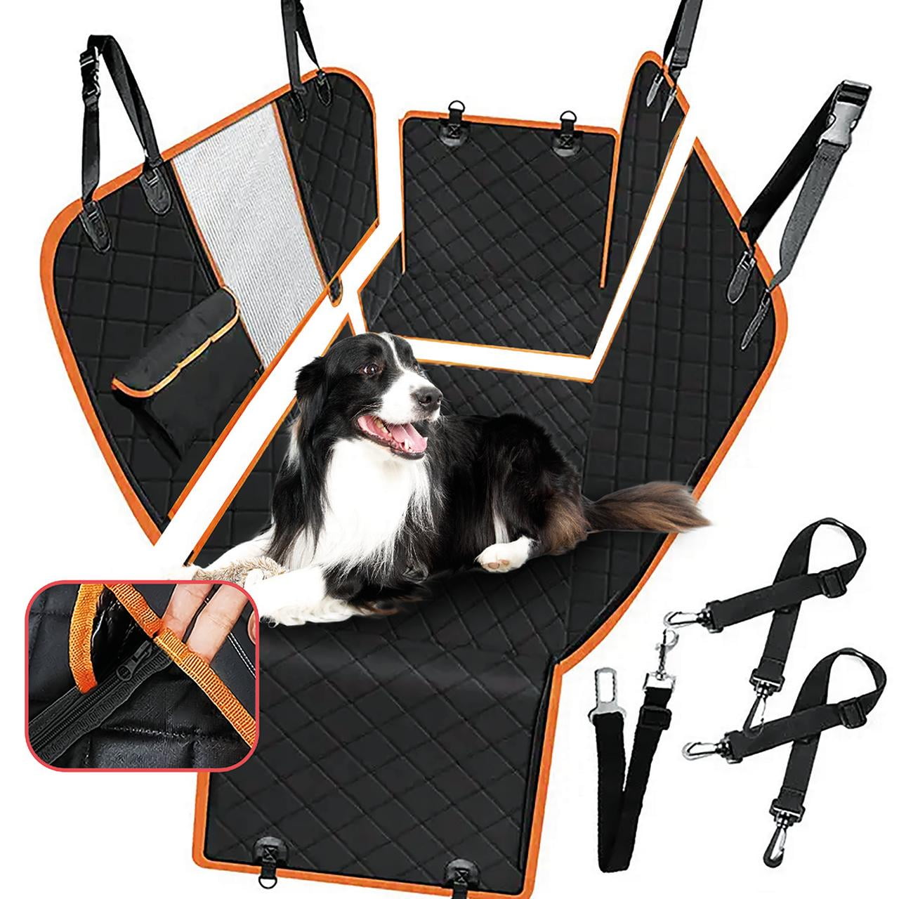 The Duke Company - Cubre Asiento Auto Para Mascotas Funda Cobertor Duke 5 En 1