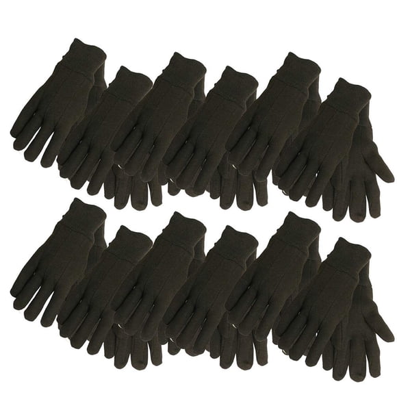 Jersey Gloves Midwest Gloves & Gear para adulto, color marrón, talla L (12)