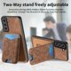 thumbnail image 5 of Funda Billetera con Soporte para Samsung Galaxy S21 FE Protector Delgado Marrón, 5 of 6
