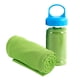 thumbnail image 1 of Toalla Refrescante con Botella de Plástico Verde, 1 of 3
