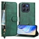 thumbnail image 2 of Funda Billetera Cremallera para Motorola Moto G86 con Porta Tarjetas, Soporte y Correa Verde, 2 of 5