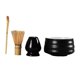 thumbnail image 3 of 4 Unids/set Juego De Batidor De Té De Estilo Japonés Hogar Para Mesa Hogar Restaurante Tazón De Cerámica Negro, 3 of 5