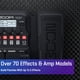 thumbnail image 2 of Procesador multiefectos para guitarra Zoom G1X FOUR con pedal de expresión, 2 of 7